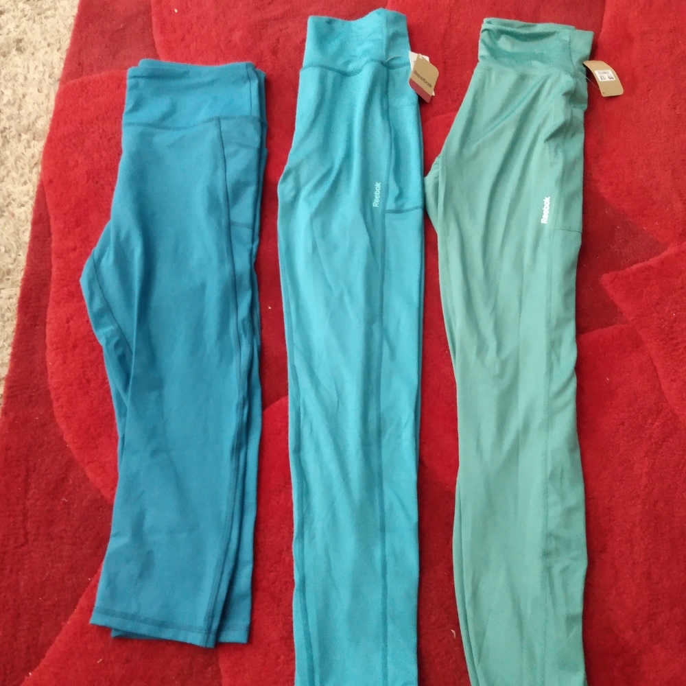 Nwt Women's Xl Reebok Leggings